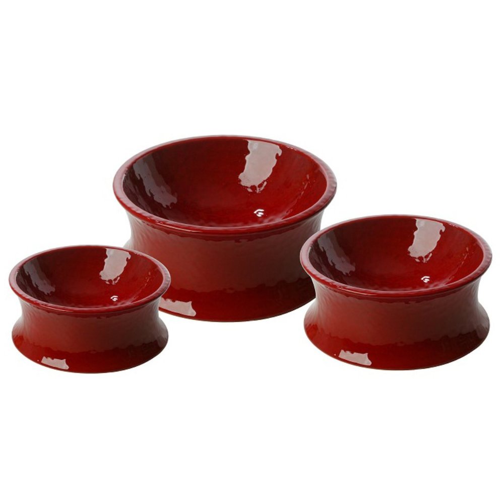 Kurve Raised Ceramic Bowls, Small - 2